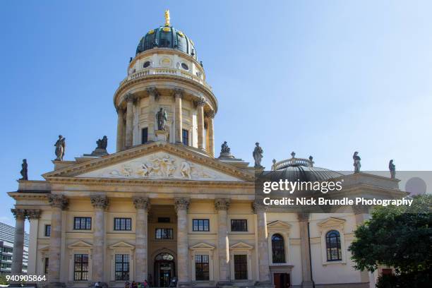 neue kirche, berlin - deutscher dom imagens e fotografias de stock