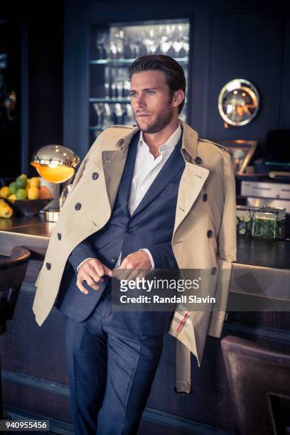 Actor Scott Eastwood is photographed for Haute Living Magazine on December 5, 2017 in Bel Air, California.