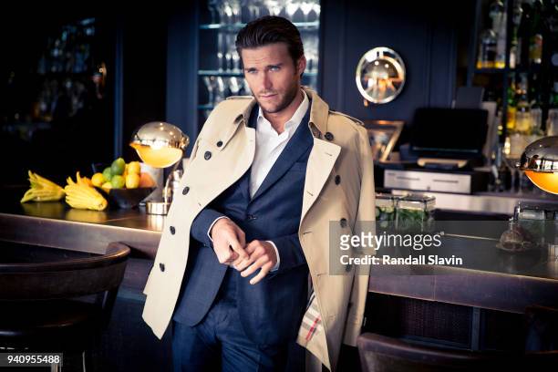 Actor Scott Eastwood is photographed for Haute Living Magazine on December 5, 2017 in Bel Air, California. PUBLISHED IMAGE.