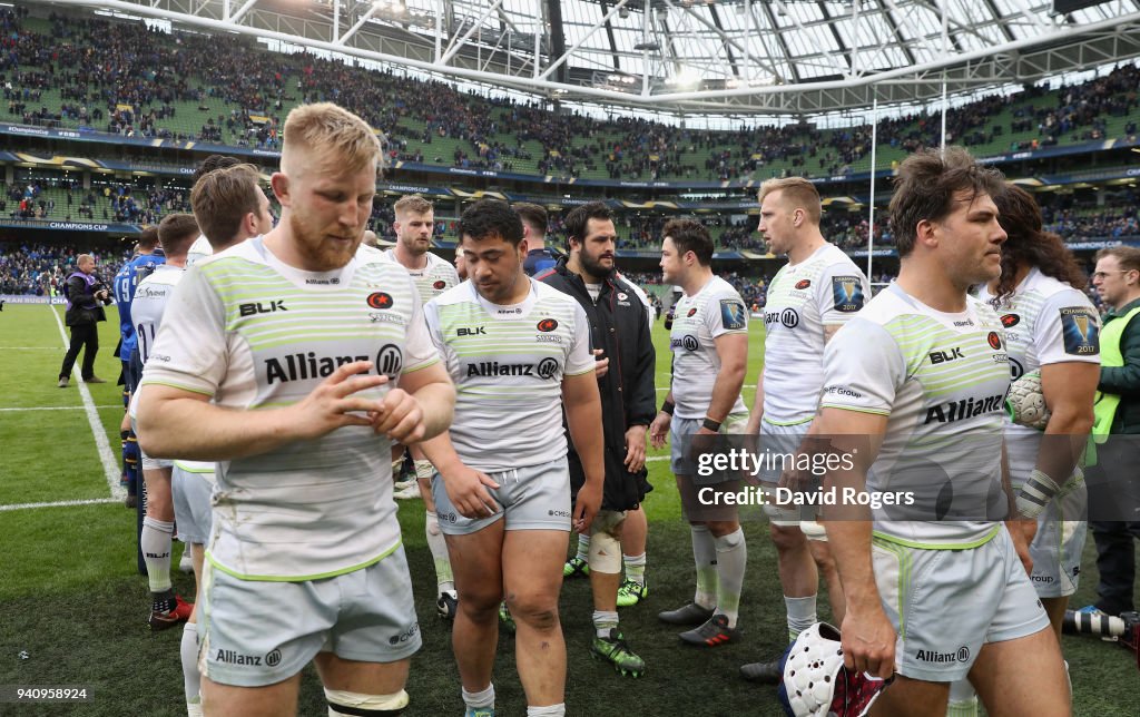 Leinster Rugby v Saracens -  Champions Cup: Quarter-Final