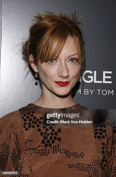 Judy Greer attends a screening of "A Single Man" hosted by the Cinema Society and Tom Ford at The Museum of Modern Art on December 6, 2009 in New...