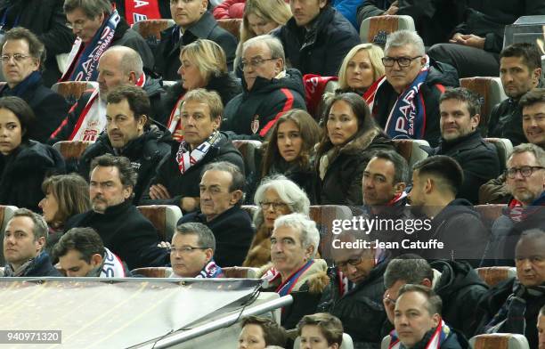 Jurgen Klinsmann, his daughter Laila Klinsmann and his wife Debbie Chin Klinsmann, Herve Mathoux, below Jean-Louis Triaud, Youri Djorkaeff, below...