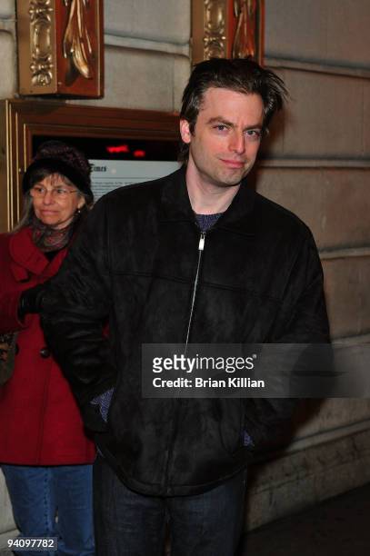 Actor Justin Kirk attends the Broadway opening night of "Race" at The Ethel Barrymore Theatre on December 6, 2009 in New York City.