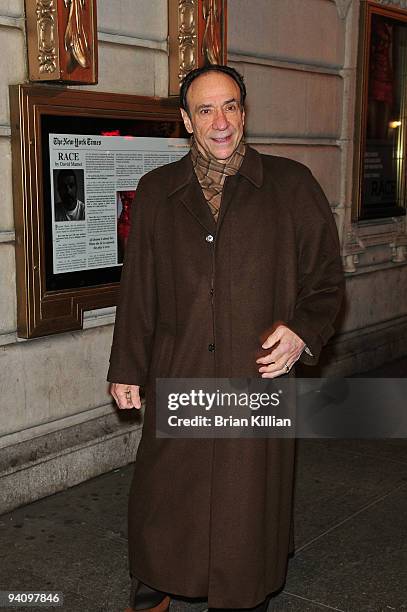 Actor F. Murray Abraham attends the Broadway opening night of "Race" at The Ethel Barrymore Theatre on December 6, 2009 in New York City.