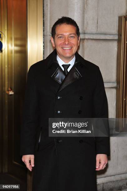 Musician Michael Feinstein attends the Broadway opening night of "Race" at The Ethel Barrymore Theatre on December 6, 2009 in New York City.