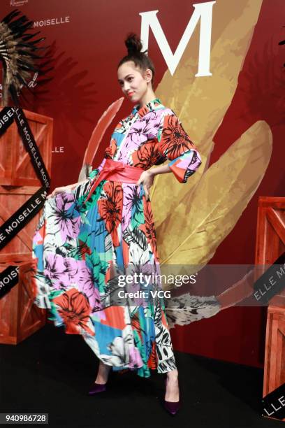 Model/actress Kiko Mizuhara attends the MOISELLE show during the Shanghai Fashion Week 2018 Autumn/Winter on March 30, 2018 in Shanghai, China.