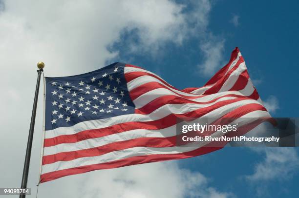 american flag - pledge of allegiance military stock pictures, royalty-free photos & images