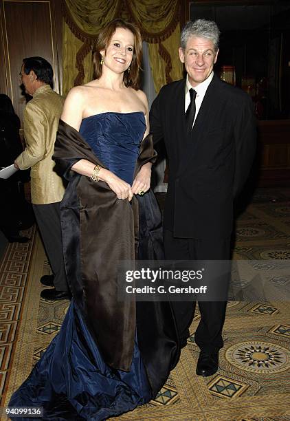 Sigourney Weaver wearing Angel Sanchez, with Jim Simpson