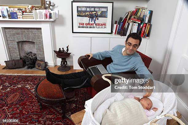 Newsweek reporter Maziar Bahari who was imprisoned by the Iranian authorities for nearly four months in Tehran's Evin Prison, photographed back in...