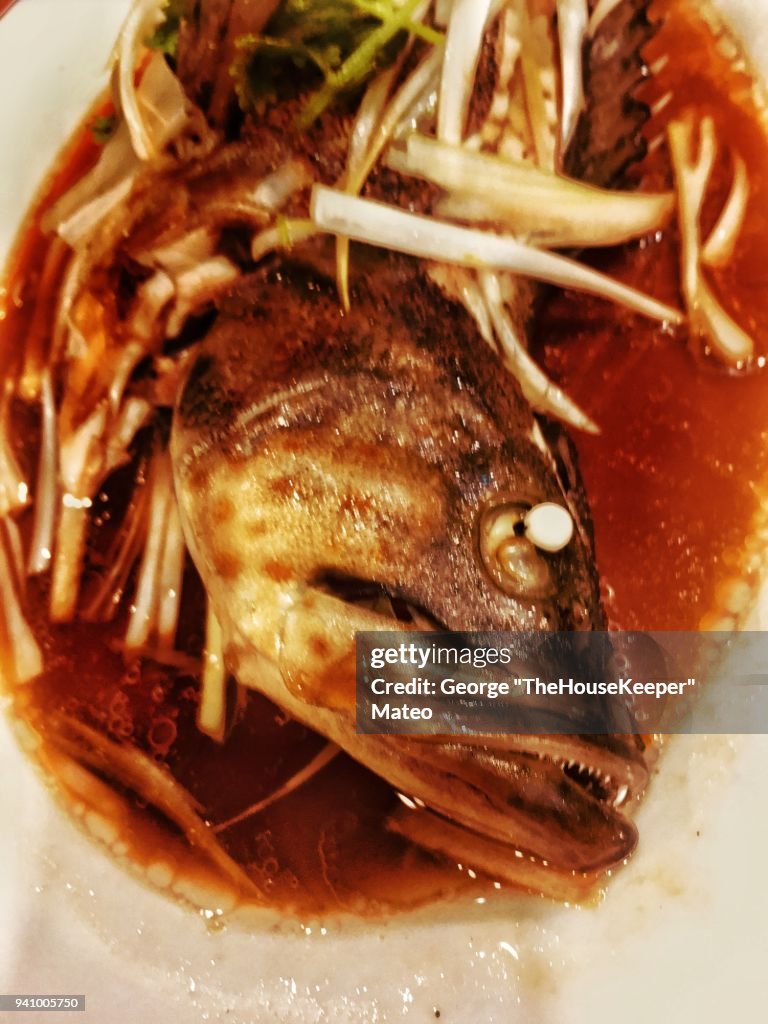 Steamed Lapu-lapu