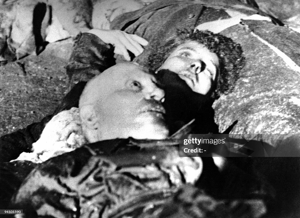 The corpses of Italian dictator Benito M