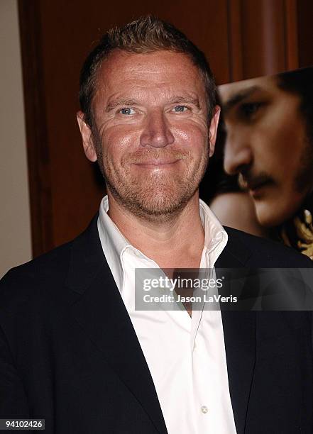 Director Renny Harlin attends the premiere of "The Young Victoria" at Pacific Theatre at The Grove on December 3, 2009 in Los Angeles, California.