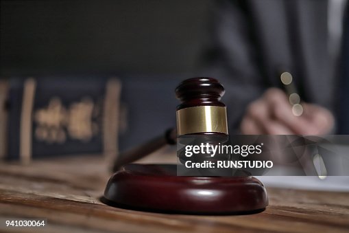 Lawyer writing documents Lawyer writing documents