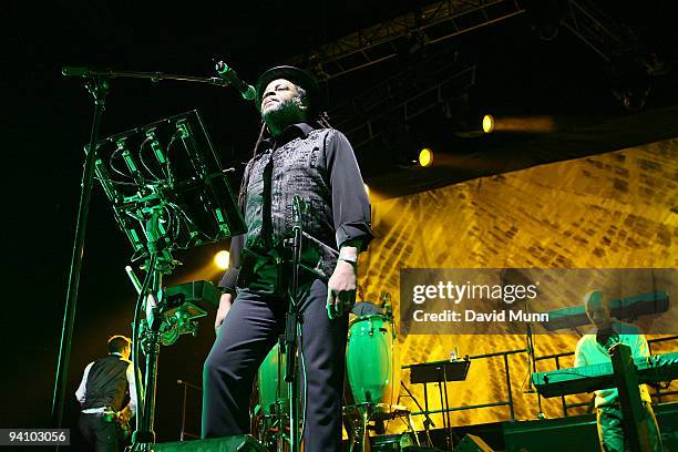 Terence 'Astro' Wilson of UB40 performs at The Liverpool Echo Arena on December 6, 2009 in Liverpool, England.