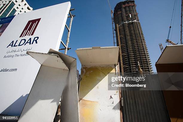 The Souk development by Aldar Properties PJSC stands under construction in Abu Dhabi, United Arab Emirates, on Friday, Dec. 4, 2009. Nakheel PJSC...