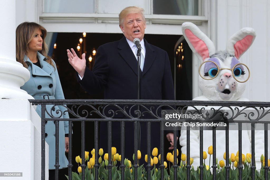 President And Mrs. Trump Host Annual White House Easter Egg Roll