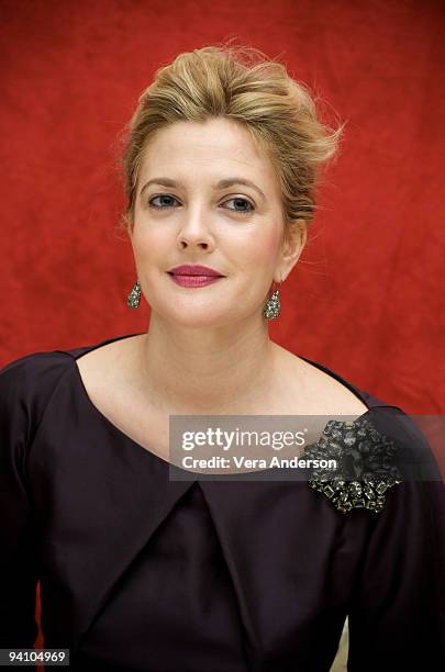 Drew Barrymore at the "Grey Gardens" press conference at the Four Seasons Hotel on April 17, 2009 in Beverly Hills, California.