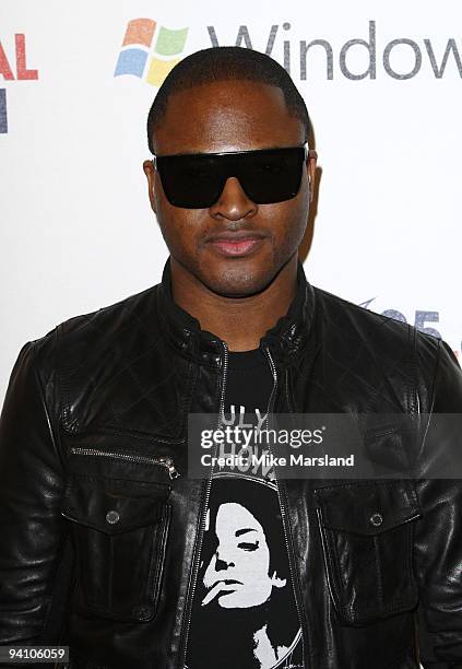 Taio Cruz attends the Capital FM Jingle Bell Ball - Day 1 at 02 Arena on December 5, 2009 in London, England.