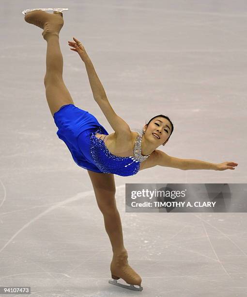 Yu-Na Kim of South Korea performs during the Ladies Free Program on November 15, 2009 during Skate America, the 2009 ISU Grand Prix of Figure Skating...