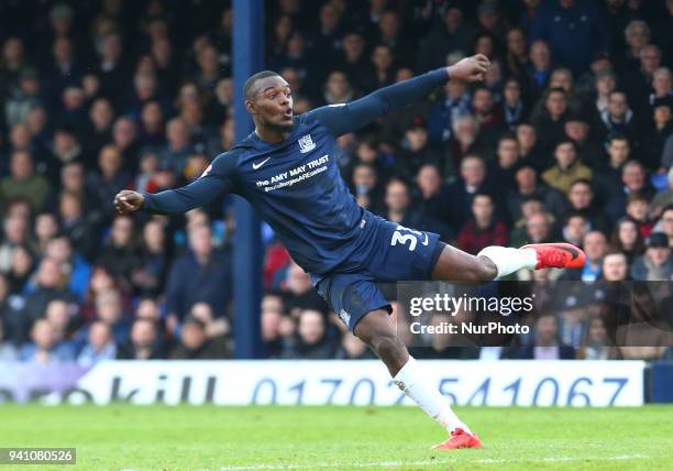 Theo Robinson of Southend United during League One match between Southend United against Gillingham at Roots Hall stadium, Southend England on 2nd...