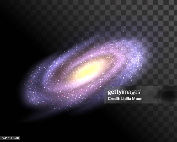 vector galaxy - galaxy illustration stock illustrations