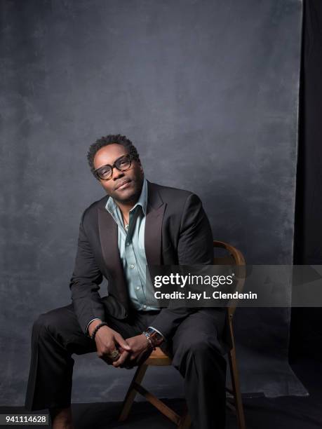 Actor Chad L Coleman from of 'The Orville', is photographed for Los Angeles Times on March 17, 2018 at the PaleyFest at the Dolby Theatre in...