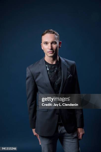 Actor Mark Jackson from of 'The Orville', is photographed for Los Angeles Times on March 17, 2018 at the PaleyFest at the Dolby Theatre in Hollywood,...