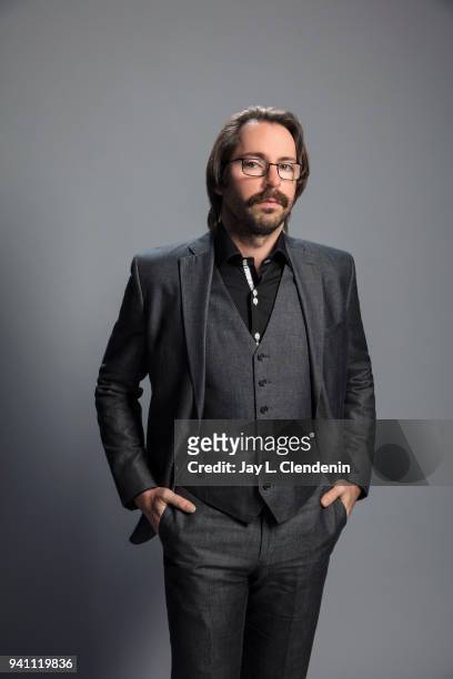 Actor Martin Starr of 'Silicon Valley', is photographed for Los Angeles Times on March 17, 2018 at the PaleyFest at the Dolby Theatre in Hollywood,...