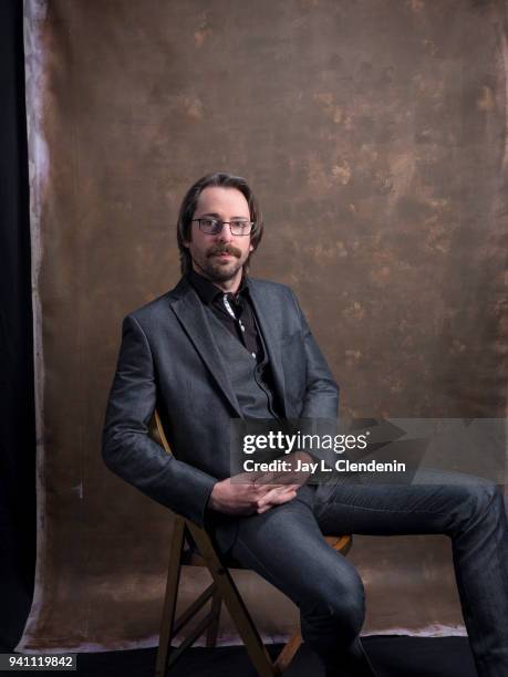 Actor Martin Starr of 'Silicon Valley', is photographed for Los Angeles Times on March 17, 2018 at the PaleyFest at the Dolby Theatre in Hollywood,...