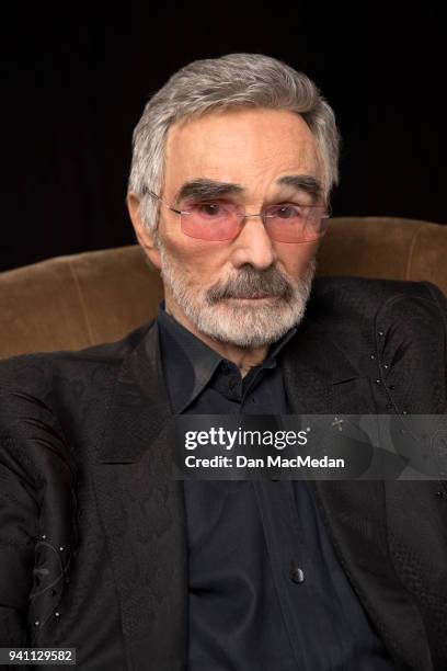 Actor Burt Reynolds is photographed for USA Today on March 21, 2018 in Beverly Hills, California.