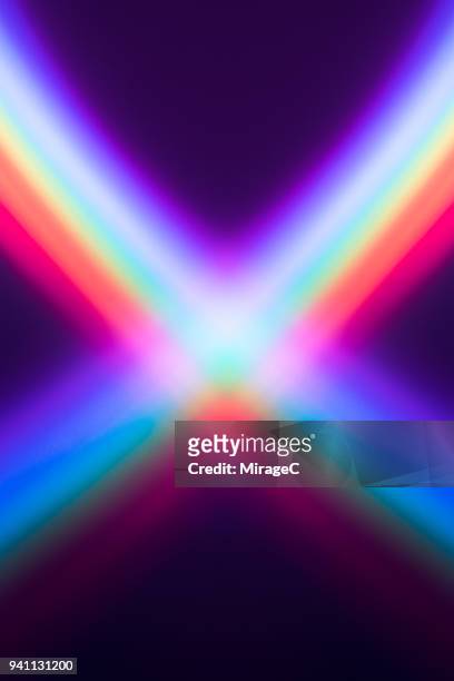 crossed rainbow - cross shape stock pictures, royalty-free photos & images