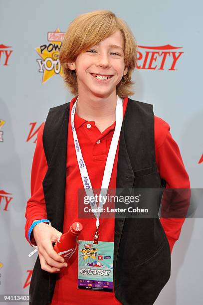 Actor Joey Luthman arrives at Variety's 3rd annual "Power of Youth" event held at Paramount Studios on December 5, 2009 in Los Angeles, California.