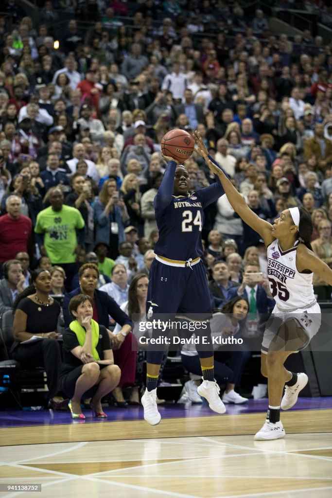 University of Notre Dame vs Mississippi State University, 2018 Women's NCAA National Championship