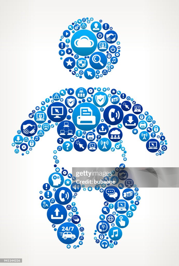 Computer Services Baby Baby Computer Tech Support High-Res Vector Graphic - Getty Images