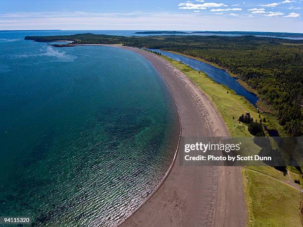 herring cove, campobello island - lubec stock-fotos und bilder