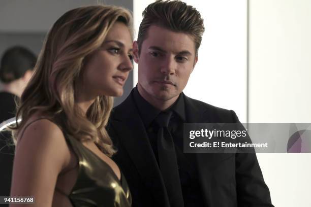 Surface Tension" Episode 202 -- Pictured: Christine Evangelista as Megan Morrison, Josh Henderson as Kyle West --