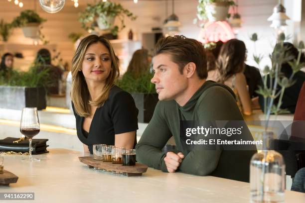 The Sessions" Episode 203 -- Pictured: Christine Evangelista as Megan Morrison, Josh Henderson as Kyle West --