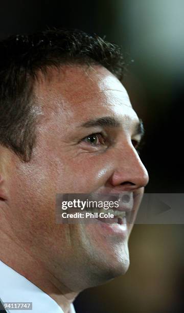 Malky Mackay Manager of Watford during the Coca Cola Championship match between Watford and Queens Park Rangers at Vicarage Road on December 7, 2009...