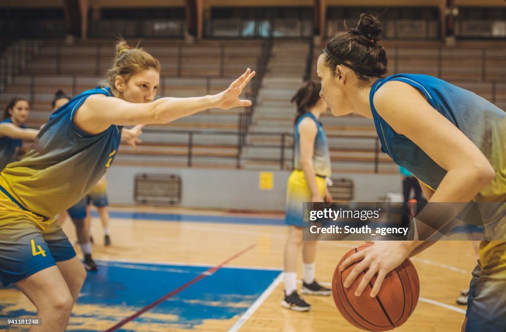 Girls basketball game