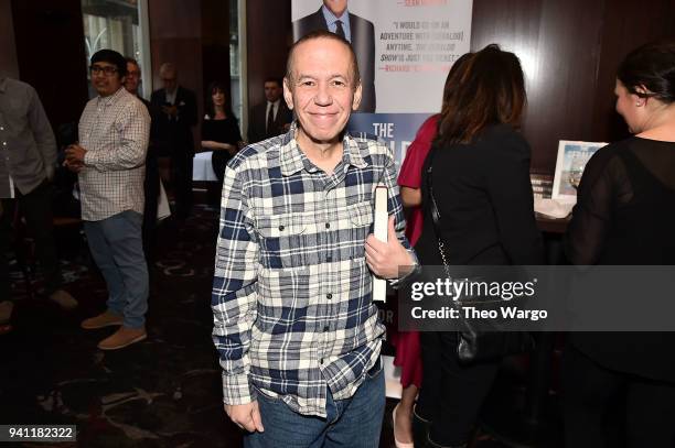 Gilbert Gottfried attends Geraldo Rivera Launches His New Book "The Geraldo Show: A Memoir" at Del Frisco's Grille on April 2, 2018 in New York City.