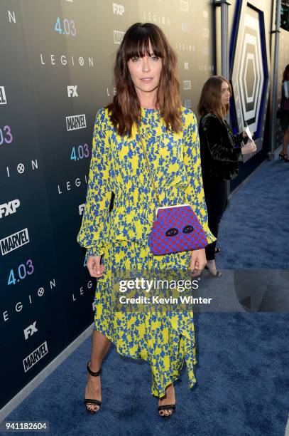 Katie Aselton attends the premiere of FX's 'Legion' Season 2 at DGA Theater on April 2, 2018 in Los Angeles, California.