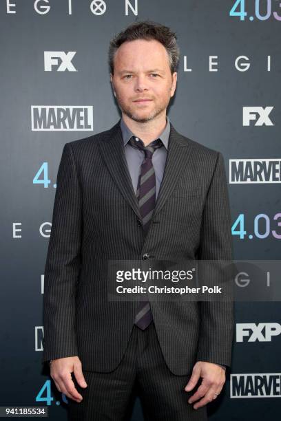 Noah Hawley attends the premiere of FX's 'Legion' Season 2 at DGA Theater on April 2, 2018 in Los Angeles, California.