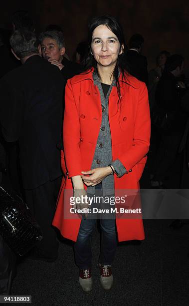 British artist, Gillian Wearing attends the Turner Prize 2009 winner announcement, at Tate Britain on December 7, 2009 in London, England.
