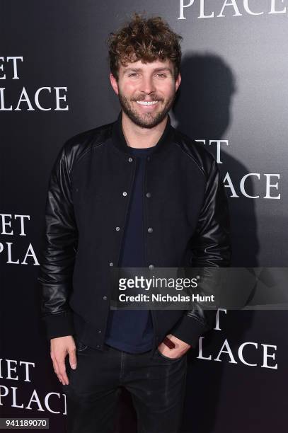Timo Weiland attends the Paramount Pictures New York Premiere of A Quiet Place at AMC Lincoln Square theater on April 2, 2018 in New York, New York.