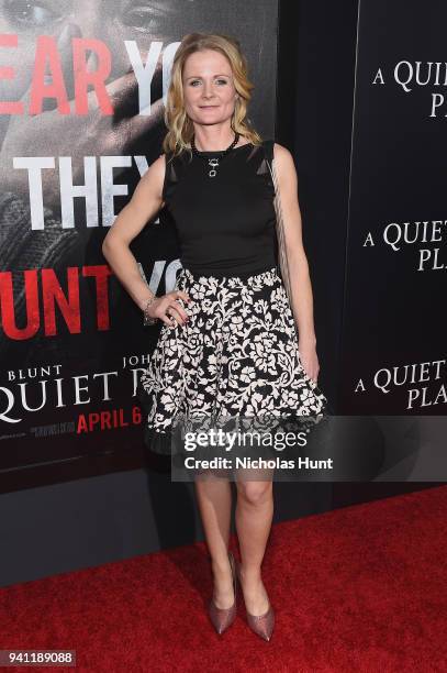 Director of Photography Charlotte Bruus Christensen attends the Paramount Pictures New York Premiere of A Quiet Place at AMC Lincoln Square theater...