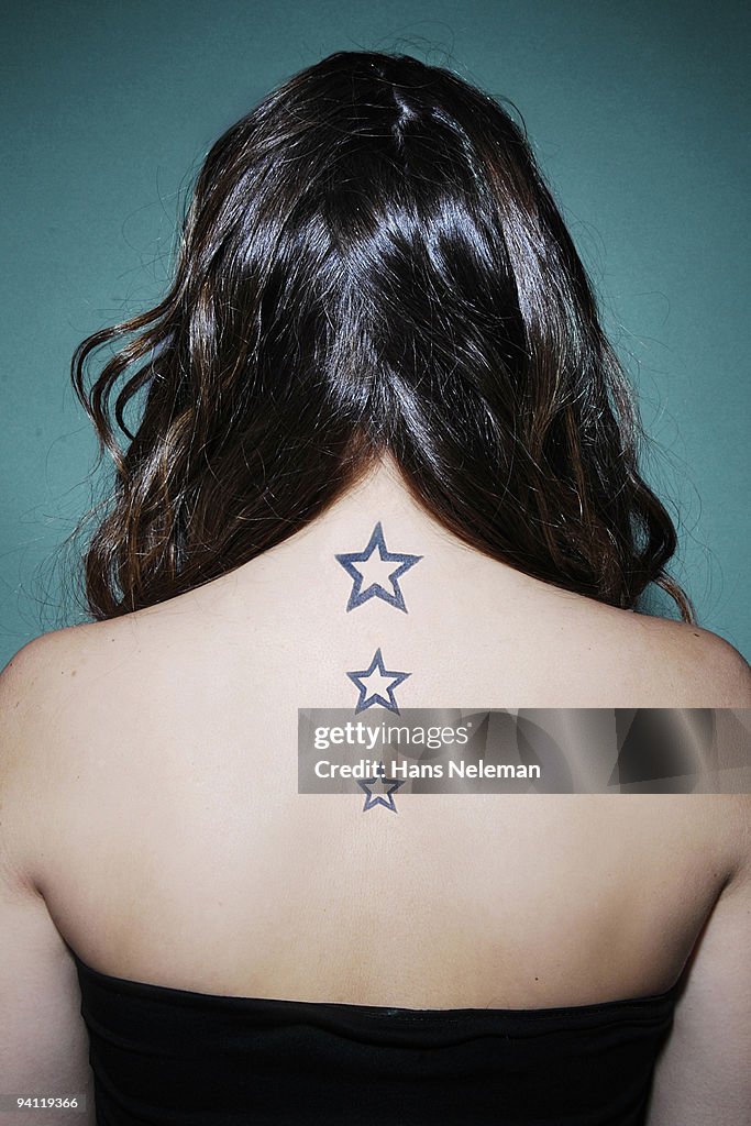 Tattoo on a woman's back