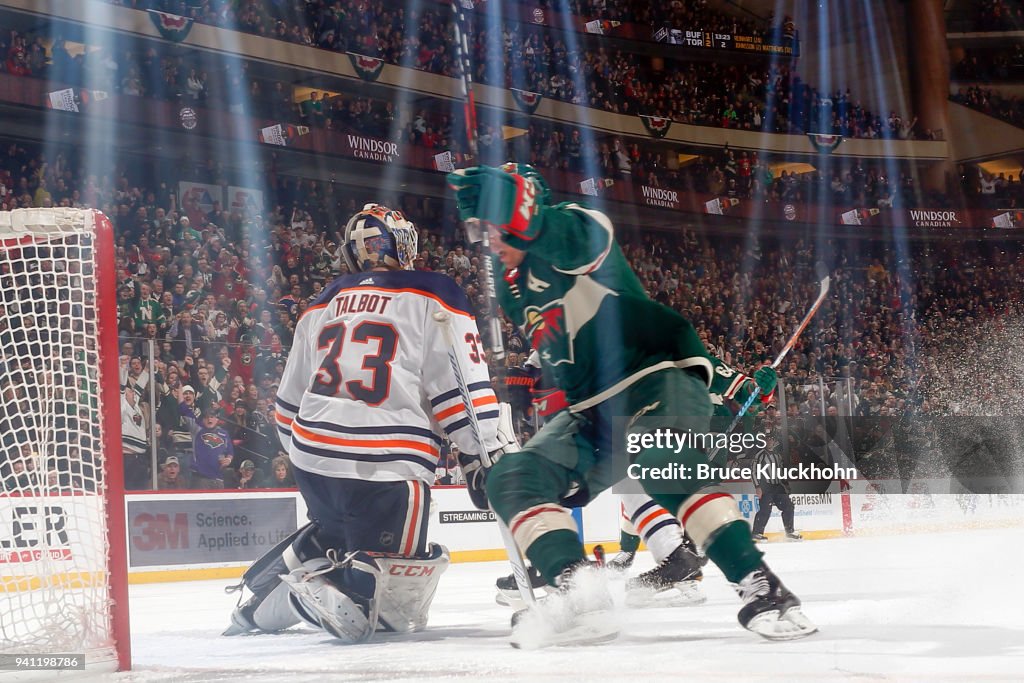 Edmonton Oilers v Minnesota Wild