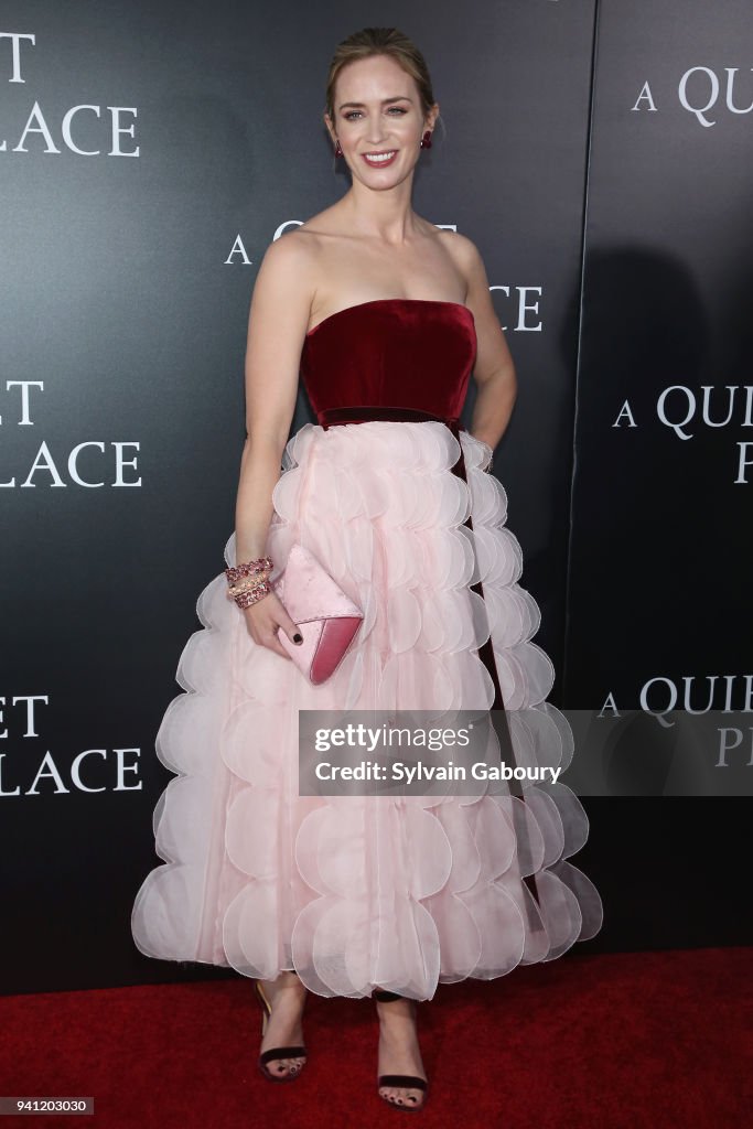 New York Premiere of "A Quiet Place"