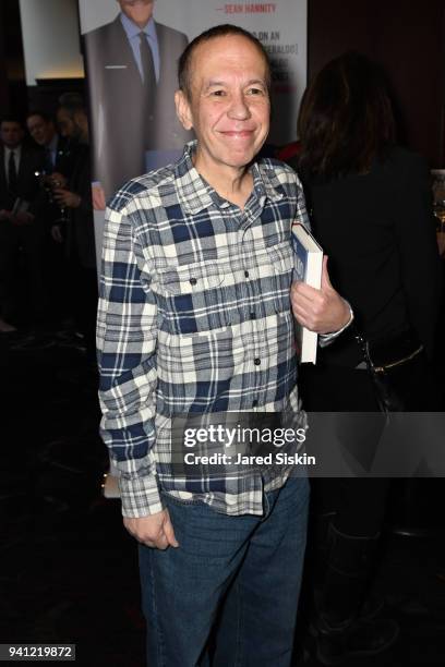 Gilbert Gottfried attends Sean Hannity & Friends celebrate the publication of "The Geraldo Show: A Memoir" by Geraldo Rivera at Del Frisco's on April...