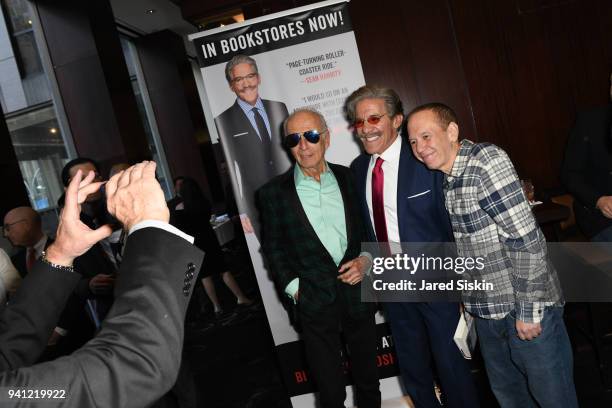 Ron Delsener, Geraldo Rivera and Gilbert Gottfried attend Sean Hannity & Friends celebrate the publication of "The Geraldo Show: A Memoir" by Geraldo...